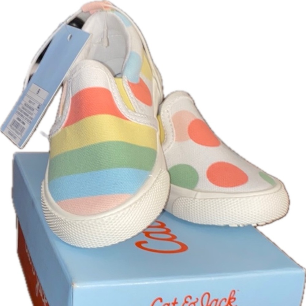 - NEW// Cat and Jack baby size 6 slip on sneakers